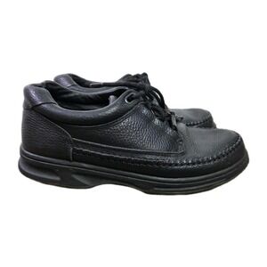 Mens‎ Streetcars Black Lace Up Leather Loafers Size 9m Excellent